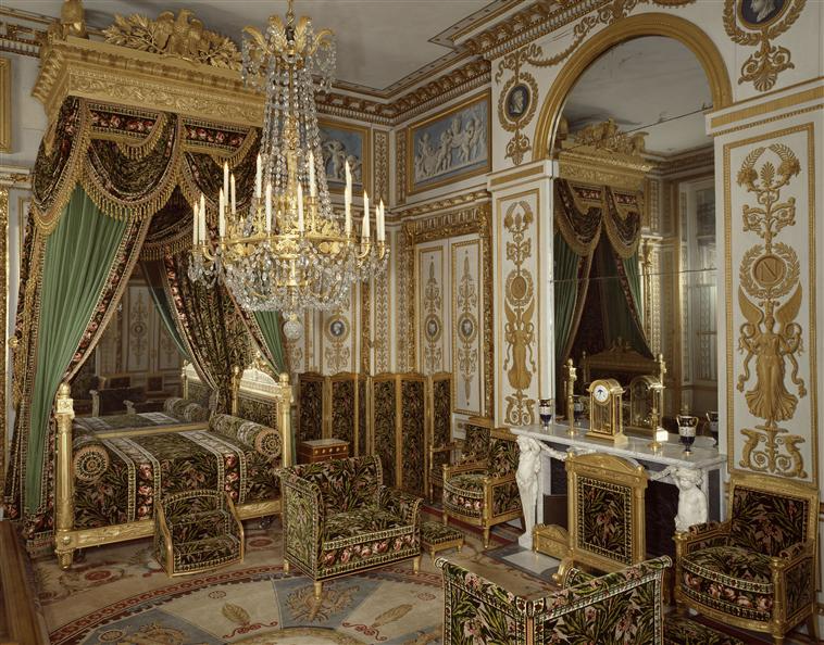 Спальня императора, Шато-де-Фонтенбло, Франция