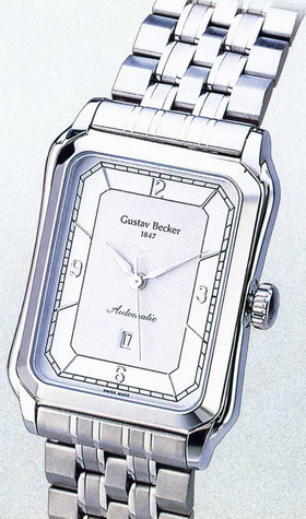Наручные часы Gustav Becker Rectangle прямоугольной формы