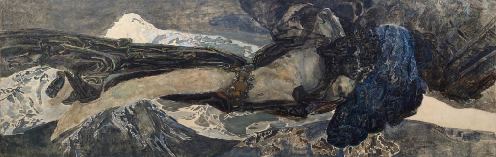М. Врубель. Незаконченная картина «Демон летящий». 1899 г.