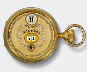 Часы с механизмом Полвебера. 19 век
