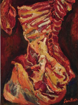Х. Сутин. Картина «Бычья туша». Около 1923 г.
