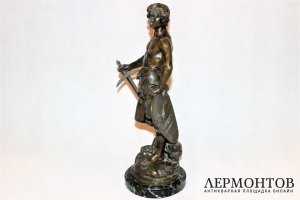 Скульптура Галльский воин. Бронза. Antoine Bofill. Франция