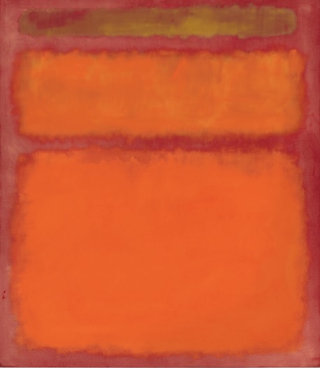Марк Ротко. «Оранжевый, красный, желтый». 1961 г. Продана за 86,8 млн долларов