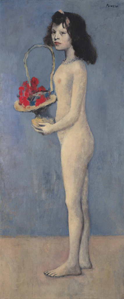 П. Пикассо. «Молодая девушка с цветочной корзиной». 1905 г.