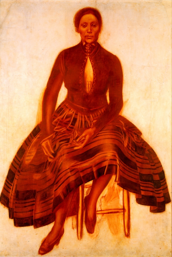 В.И. Шухаев. Портрет С.Н. Андронниковой-Гальперн. 1921 г.