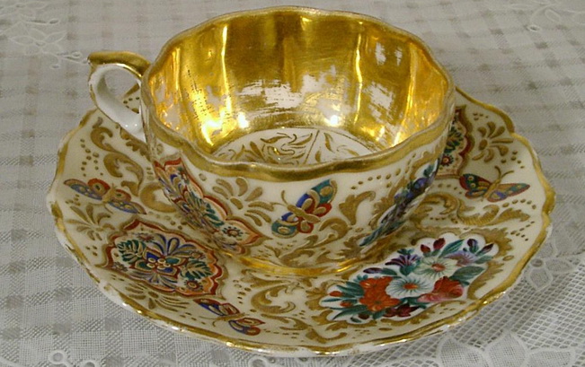 Чайная пара. Завод Сафронова. 1820-1830-е годы