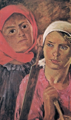 А.Н. Самохвалов. «Полевые работницы А. Федорова и А. Егорова». 1930–1931 гг. А.Н. Самохвалов. «Полевые работницы А. Федорова и А. Егорова». 1930–1931 гг.
