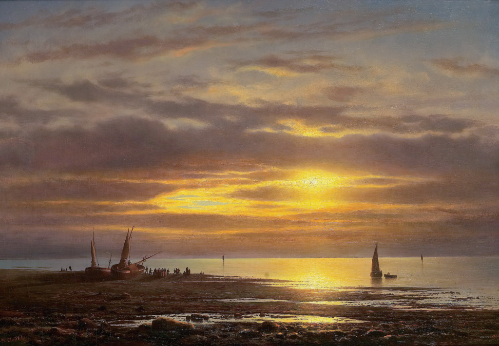 М.К. Клодт. «Ночь в Нормандии». 1861 г.