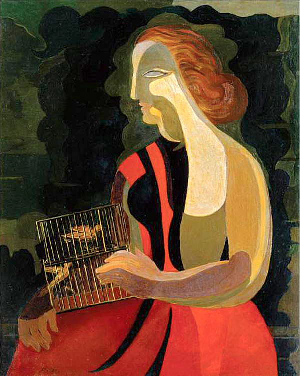 А.А. Экстер. «Женщина с птицами». 1927-1928 гг.