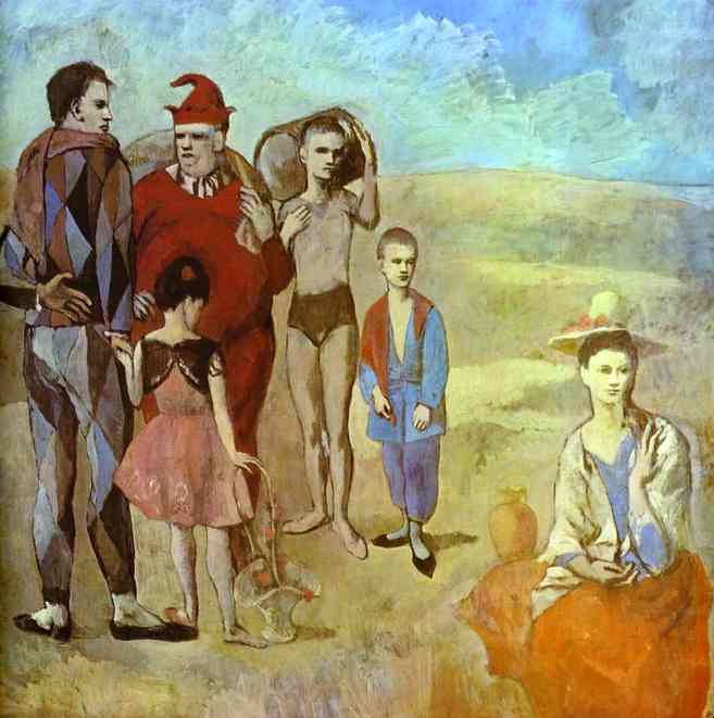 П. Пикассо. «Семейство комедиантов». 1905 г.