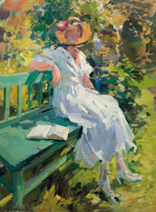К. Коровин. «В саду». 1923 г.
