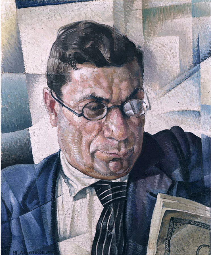 Ю.П. Анненков. Портрет З. Гржебина. 1919 г. Ю.П. Анненков. Портрет З. Гржебина. 1919 г.