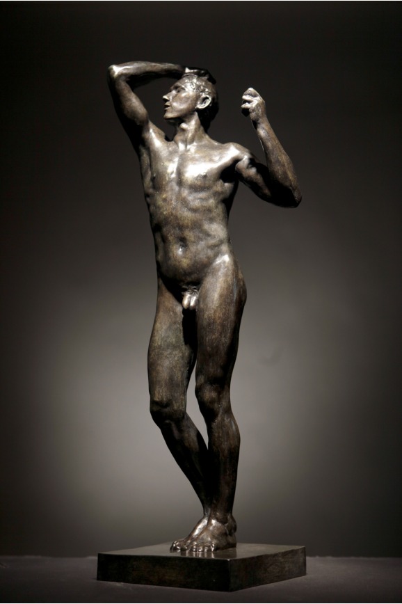 Один из 25 экземпляров бронзовой скульптуры «Бронзовый век», отлитой по оригинальному слепку. 1998 г. 