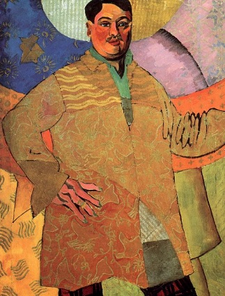 А.В. Лентулов. Автопортрет «Le Grand Peintre (Великий художник)». 1915 г.