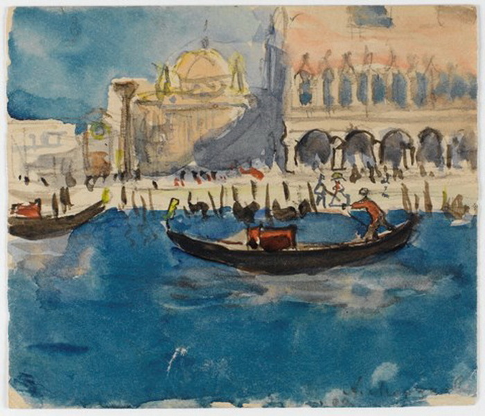 А.А. Моргунов. «Венеция. Площадь Сан-Марко». 1909 г.