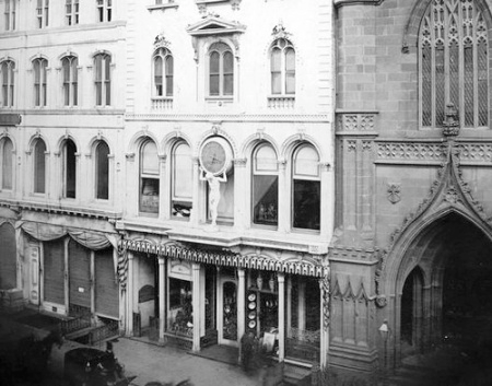 Магазин Tiffany & Co 550 Бродвей 1853–1881 гг. 
