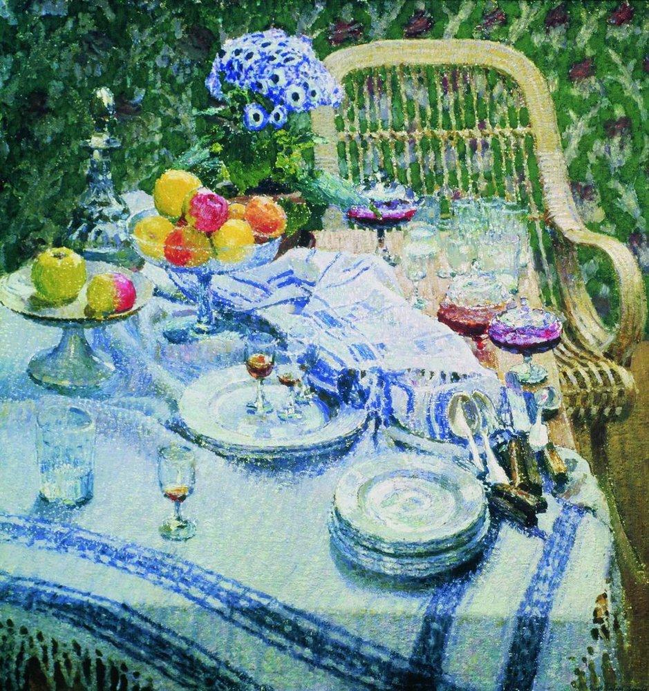И.Э. Грабарь. «Неприбранный стол». 1907 г. И.Э. Грабарь. «Неприбранный стол». 1907 г.