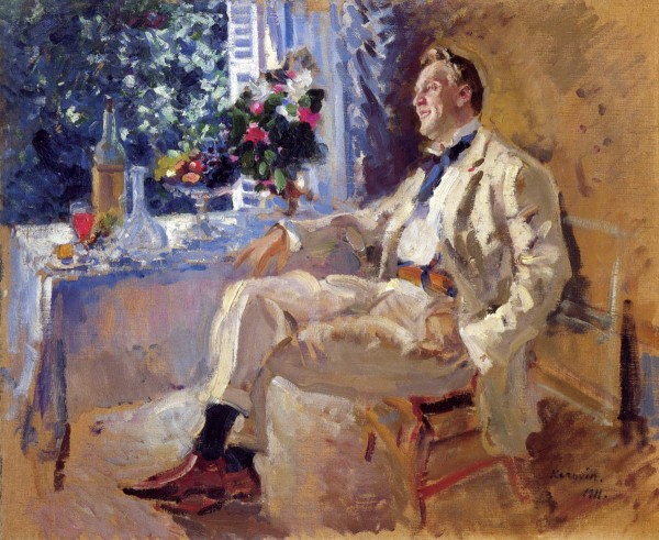 К. Коровин. Портрет Ф. Шаляпина. 1911 г.