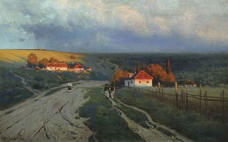 К.Я. Крыжицкий. «Вечер на Украине». 1901 г.