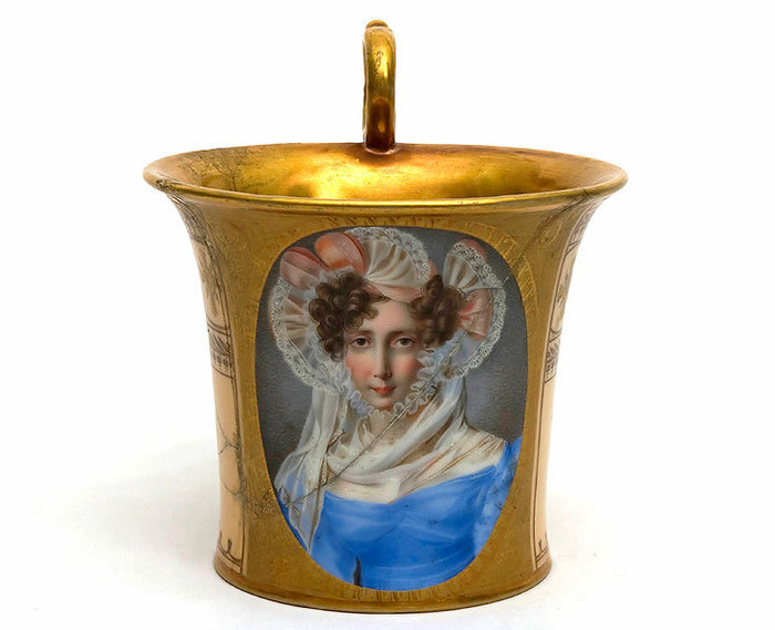 Чашка с портретом Т.Б. Потемкиной. 1831. 