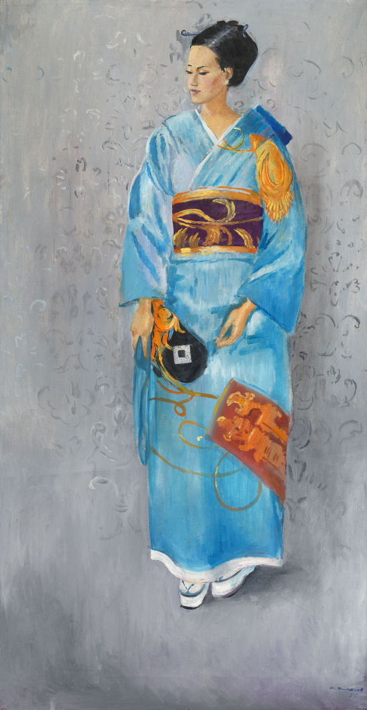 Ю.И. Пименов. «Японская девушка Киоко». 1975 г. Ю.И. Пименов. «Японская девушка Киоко». 1975 г.