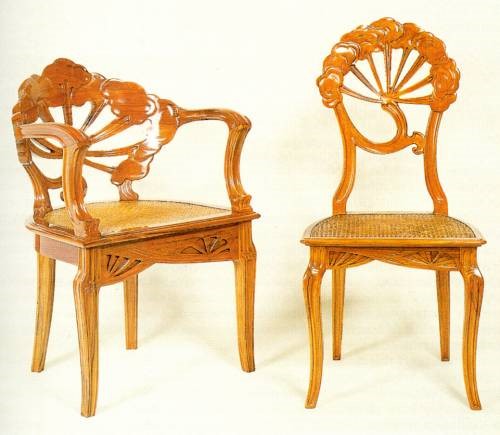 Кресло и стул «Зонтики», около 1903 года