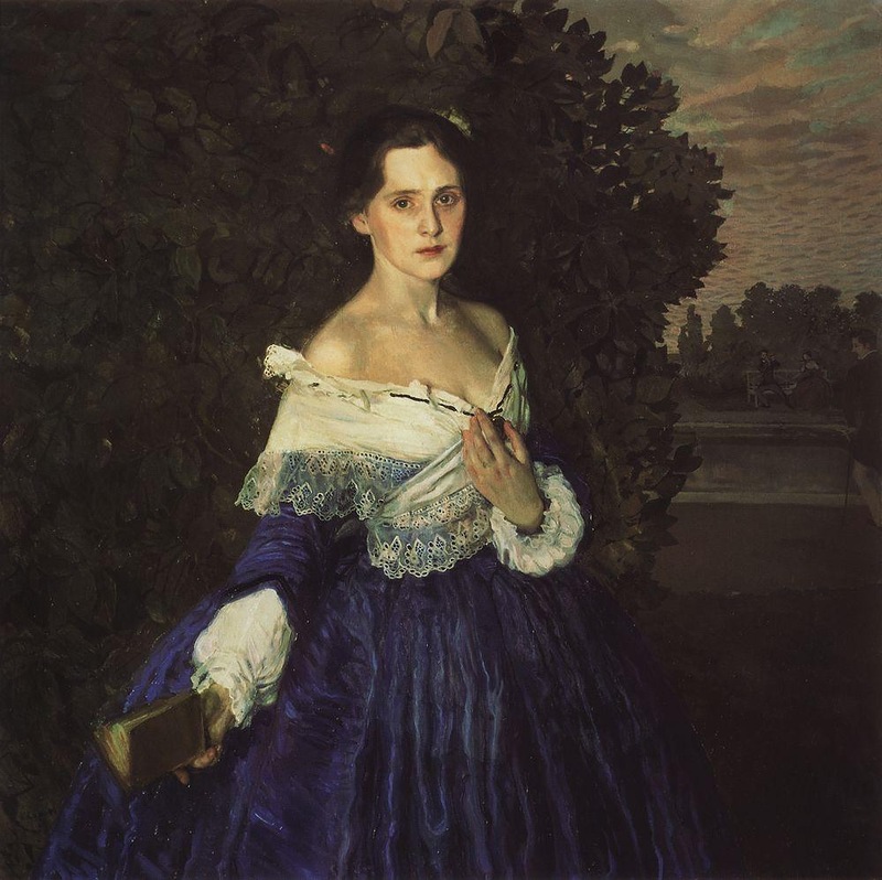 К.А. Сомов. «Дама в голубом». 1897-1900 гг.