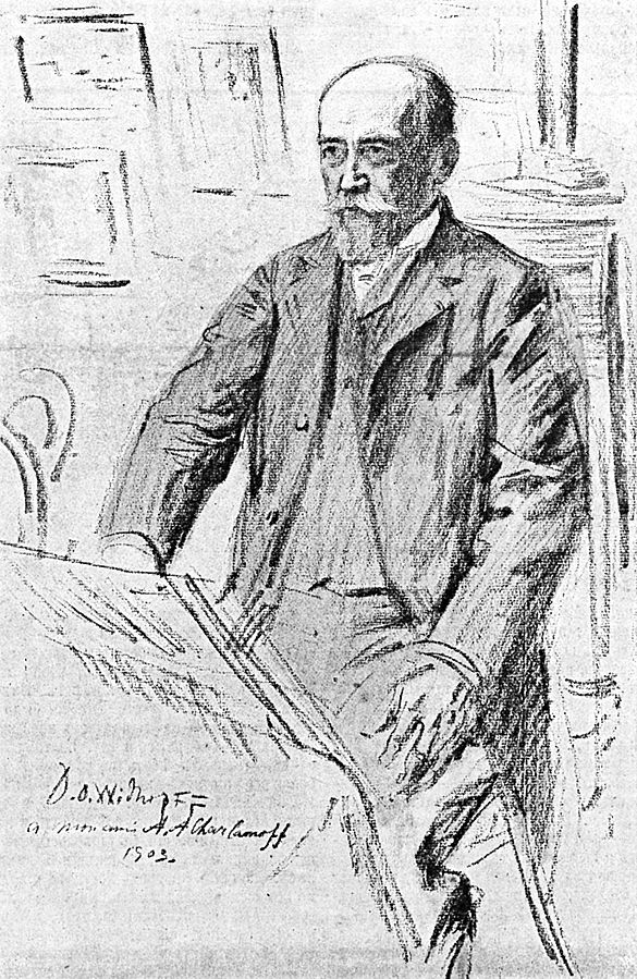 А.А. Харламов (1840–1925). Набросок Д. Видгофа.