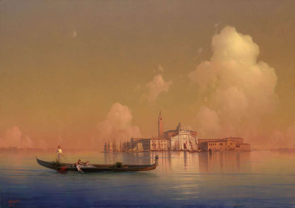 И. Айвазовский. «Вид Венеции. Сан-Джорджио Маджоре». 1851 г.