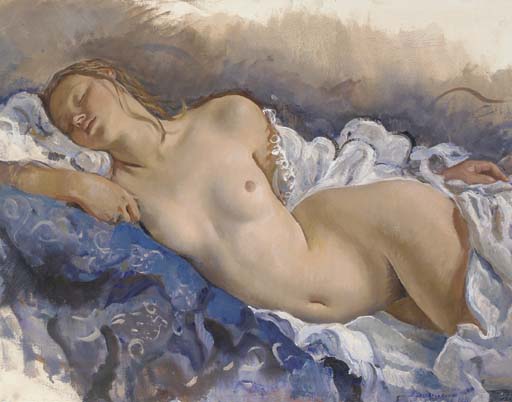 З.Е. Серебрякова. «Спящая обнаженная». 1931 г. З.Е. Серебрякова. «Спящая обнаженная». 1931 г.