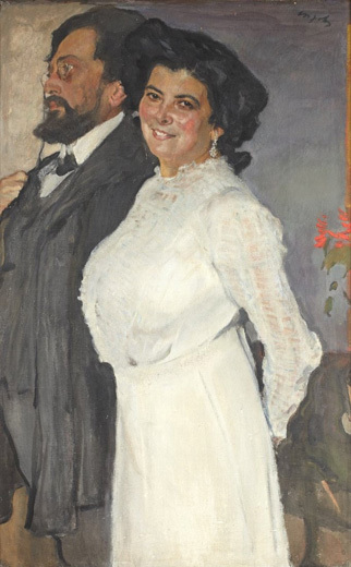 В. Серов. Портрет Оскара и Розы Грузенберг. 1910 г.