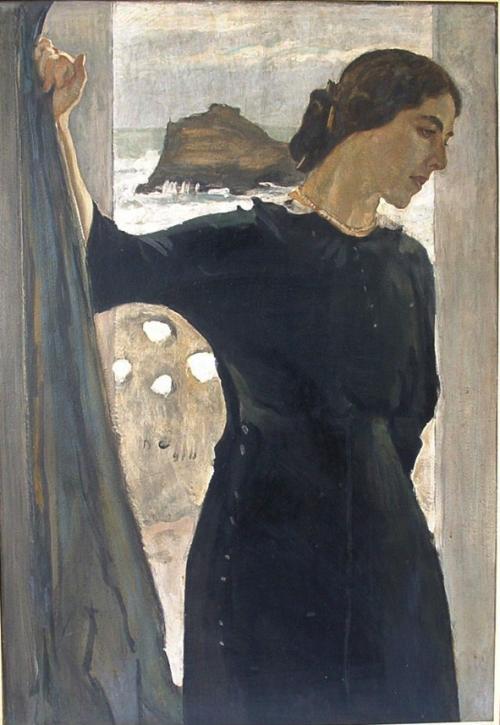 В. Серов. Портрет Марии Цетлиной. 1910 г.