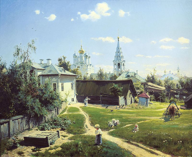 Василий Поленов. «Московский дворик». 1878 г.
