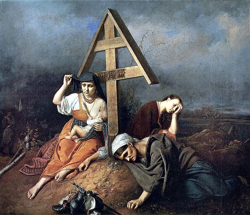 В.Г. Перов. «Сцена на могиле». 1859 г.