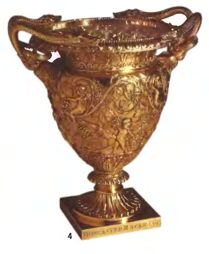 Трофейный кубок Данкастера из золоченого серебра, созданный Ребекой Имс и Эдвардом Баркардом в 1828 г