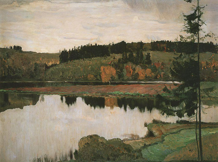 М.В. Нестеров. «Осенний пейзаж». 1906 г.