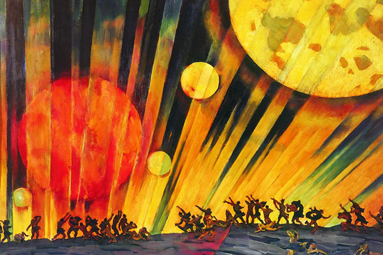 К.Ф. Юон. «Новая планета». 1921 г. К.Ф. Юон. «Новая планета». 1921 г.