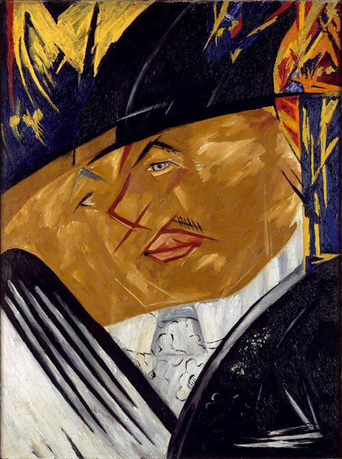 Наталья Гончарова. Портрет мужа М. Ларионова. 1913 г. Наталья Гончарова. Портрет мужа М. Ларионова. 1913 г.