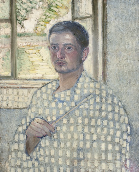 В.Д. Баранов-Россине. «Автопортрет с кистью». 1907 г.