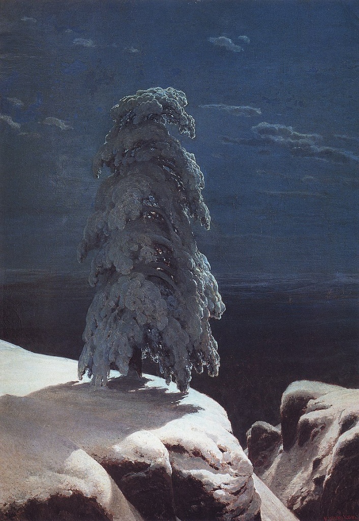 И. Шишкин. «На севере диком…». 1891 г.