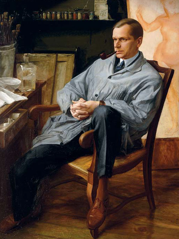 В.И. Шухаев (1887–1973). Портрет выполнен А.Е. Яковлевым.
