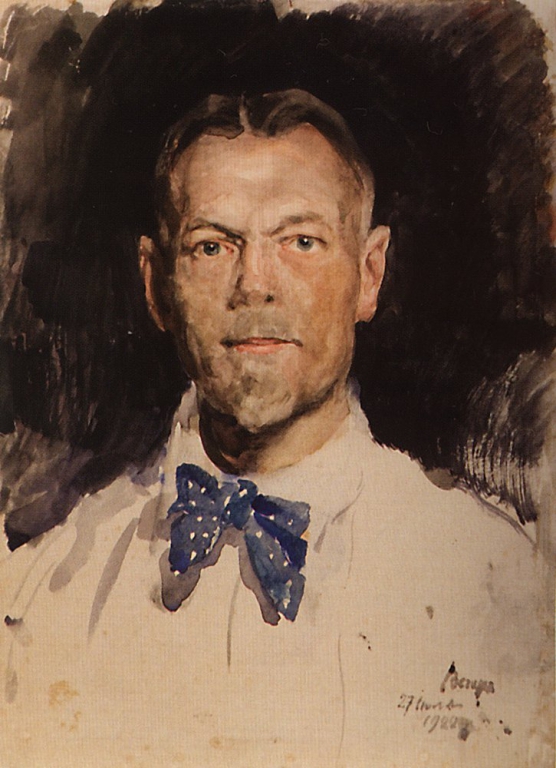 С.А. Виноградов (1869–1938). Автопортрет. Создан в 1927 г.