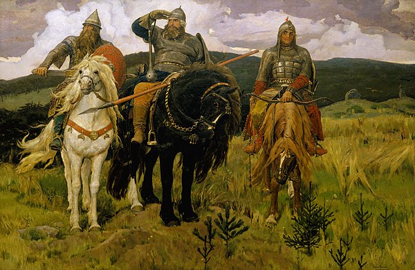 В. Васнецов. «Богатыри». 1881-1898 гг. 295,3 × 446 см