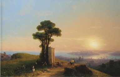 Иван Айвазовский «Вид Константинополя». 1852 г.