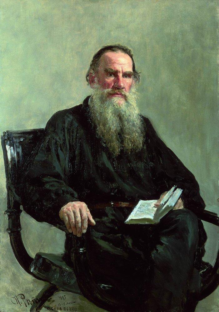 И.Е. Репин. Портрет писателя Л.Н. Толстого. 1887 г.
