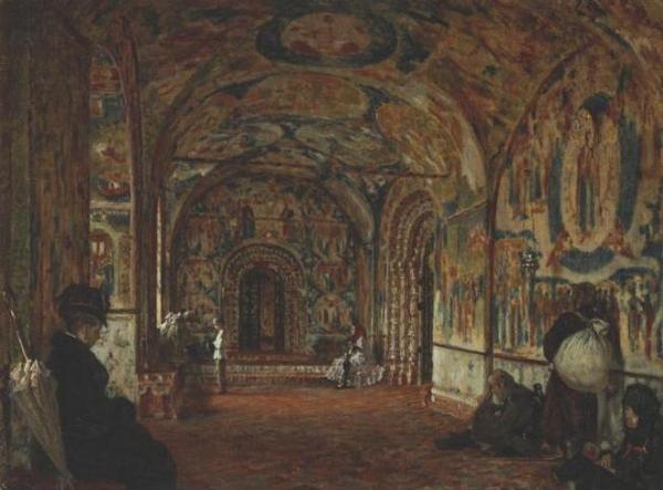 В. Верещагин. «Портик церкви XVII века в Ярославле». Около 1894 г.