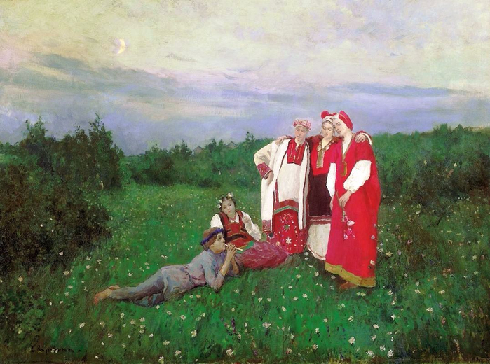 К. Коровин. «Северная идиллия». 1886 г.