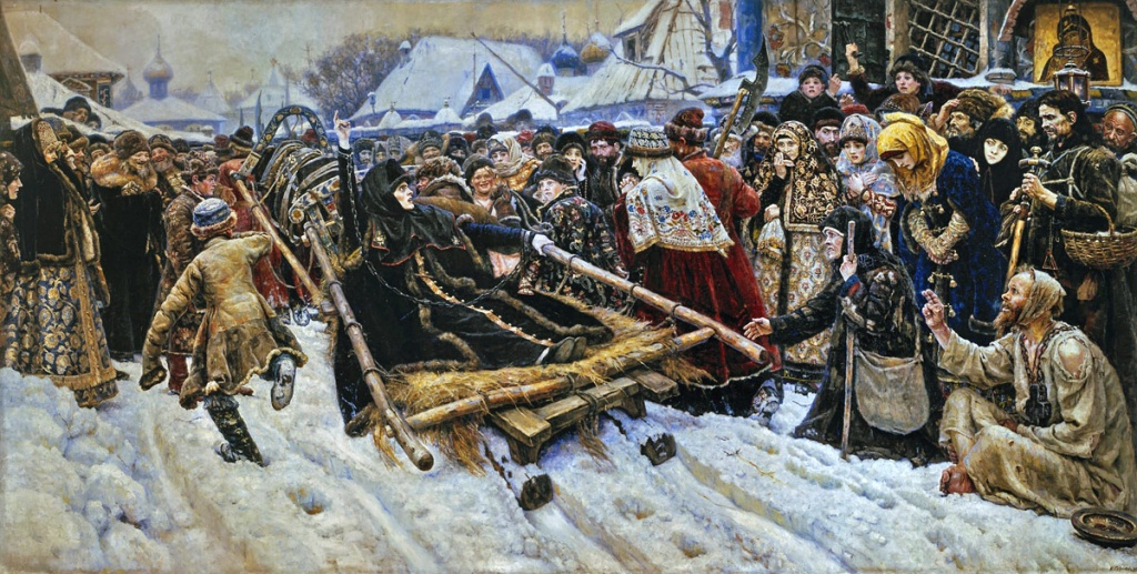 Картина «Боярыня Морозова». Василий Суриков. 1887 г.