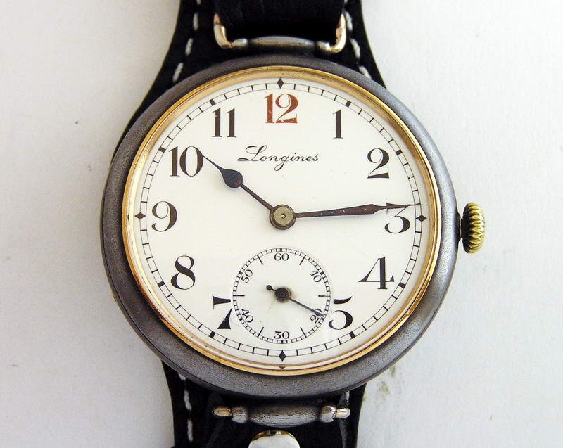 Наручные часы военного типа. Longines. 1913-1914 гг. 