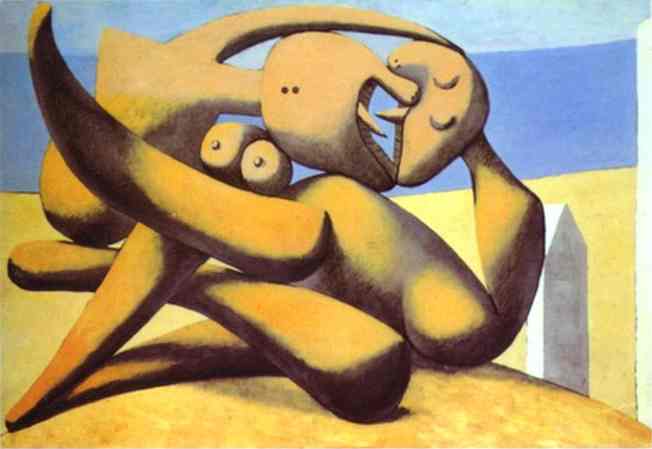 П. Пикассо. «Фигуры на пляже». 1931 г.